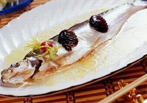 清蒸腌白丝鱼