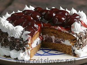 黑樱桃巧克力蛋糕