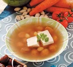 豆腐白果栗子汤