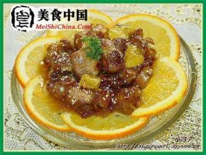 甜橙芝麻小排骨