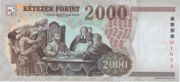 匈牙利福林1998年版2000面值——反面