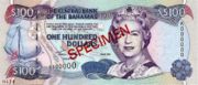 巴哈马元2000年版100 Dollars面值——正面