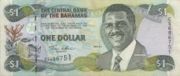 巴哈马元2001年版1 Dolla面值——正面