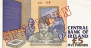 爱尔兰镑1994年版5面值——反面