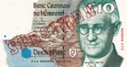 爱尔兰镑1993年版10面值——正面