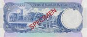 巴巴多斯元1980年版2 Dollars面值——反面