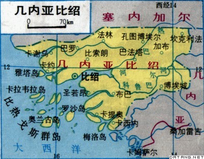 地图：几内亚比绍