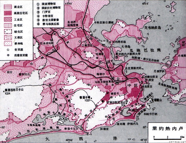 地图：里约热内卢