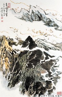 《青城耸翠》