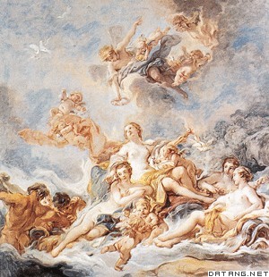 布歇《维纳斯的诞生与胜利》（油画）