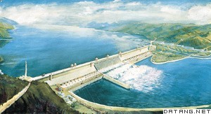 三峡水利枢纽规划图