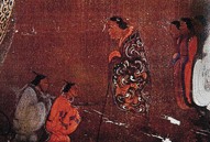 汉代帛画中描绘的深衣(湖南长沙马王堆出土)