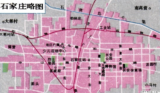 地图：石家庄略图