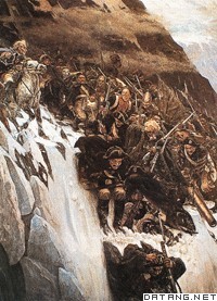 《苏沃洛夫越过阿尔卑斯山》（苏里科夫）