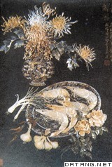 贝壳雕刻的艺术品