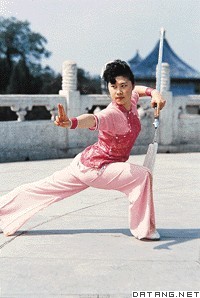 武术中的剑术表演