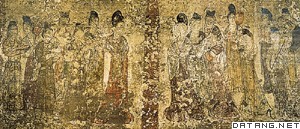 《侍女图》（壁画）