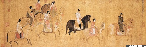 《虢国夫人游春图》