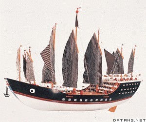 郑和宝船模型