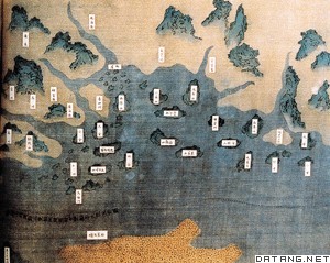 宣德五年郑和航海图(局部)