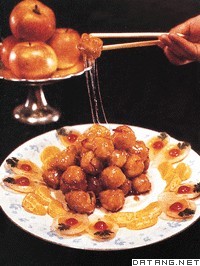 拔丝苹果(鲁菜)