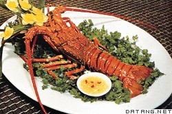 生蒸龙虾(粤菜)