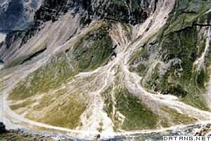 吉林白头山天池倒石堆