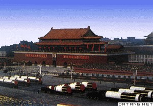 中国地地战略导弹部队接受国家领导人检阅