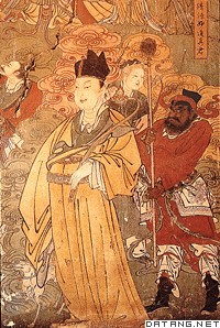 二郎神（河北石家庄庄毗卢寺壁画）
