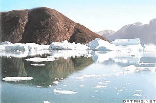 格陵兰海滨风光