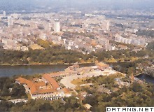 合肥市区鸟瞰